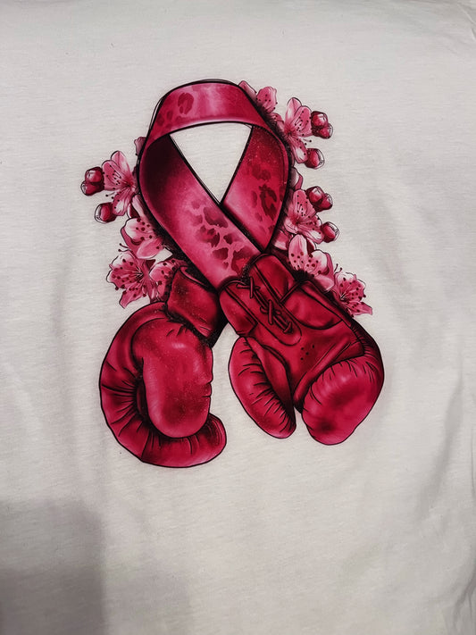 Fighting Breast Cancer V-Neck T