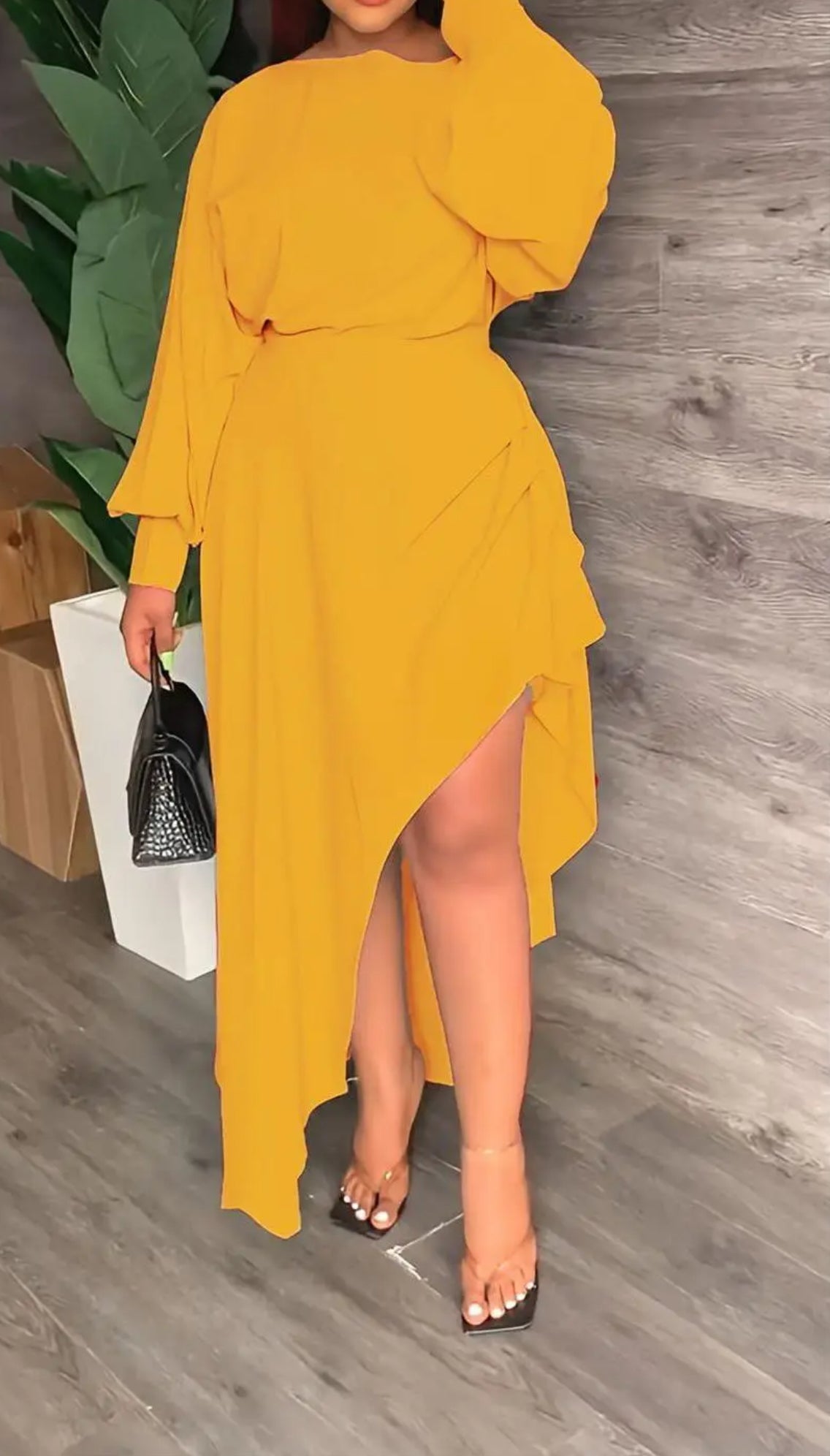 Autumn Asymmetrical Dress
