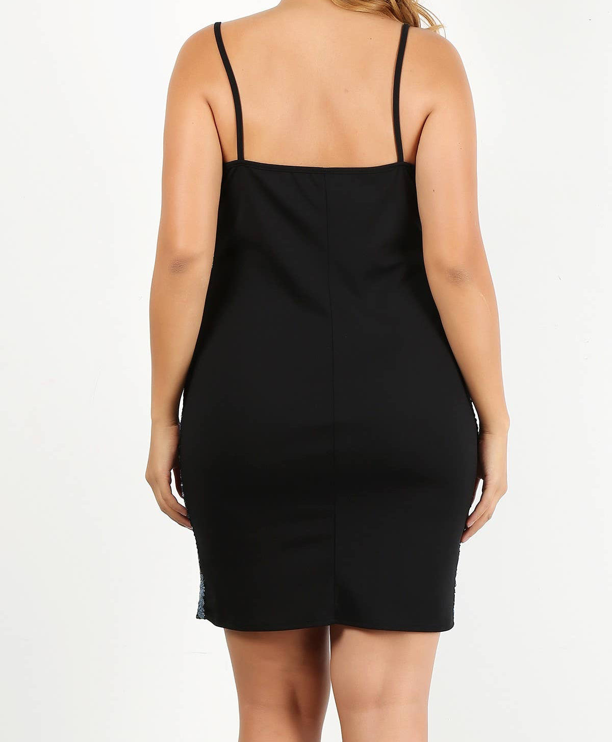 Curvy Camo Sequin Dress