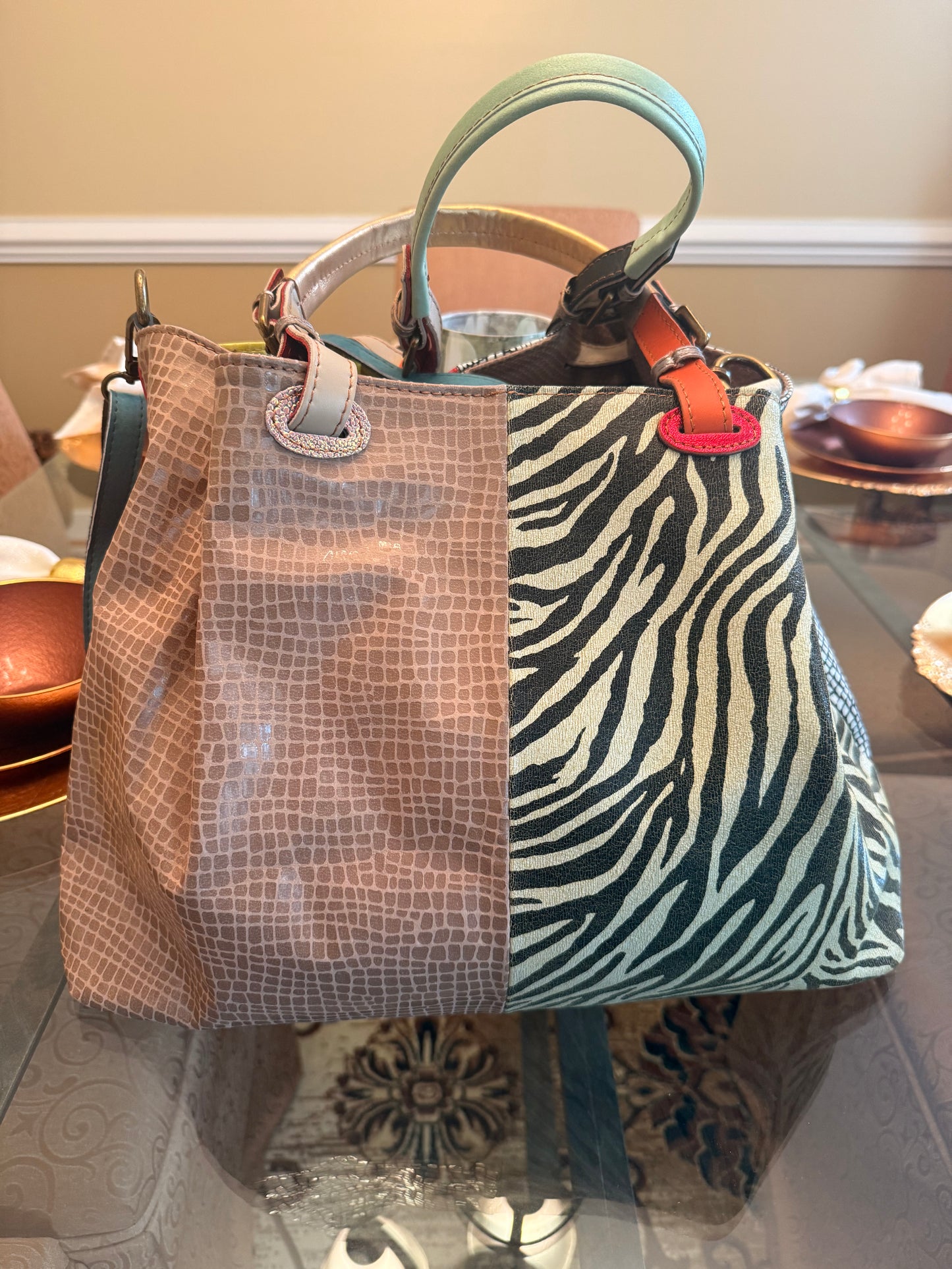 The Patterned Poise Bag