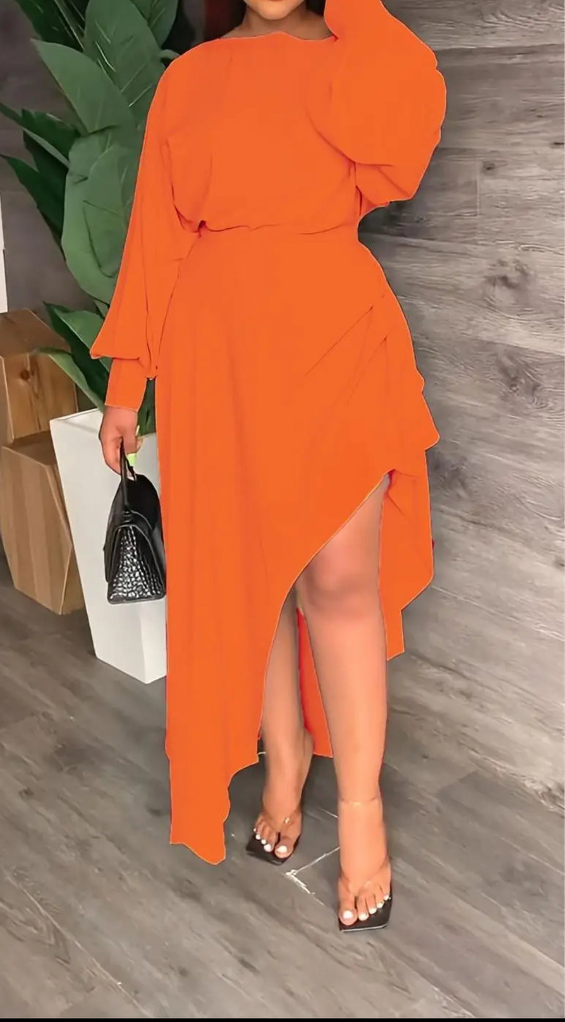 Autumn Asymmetrical Dress