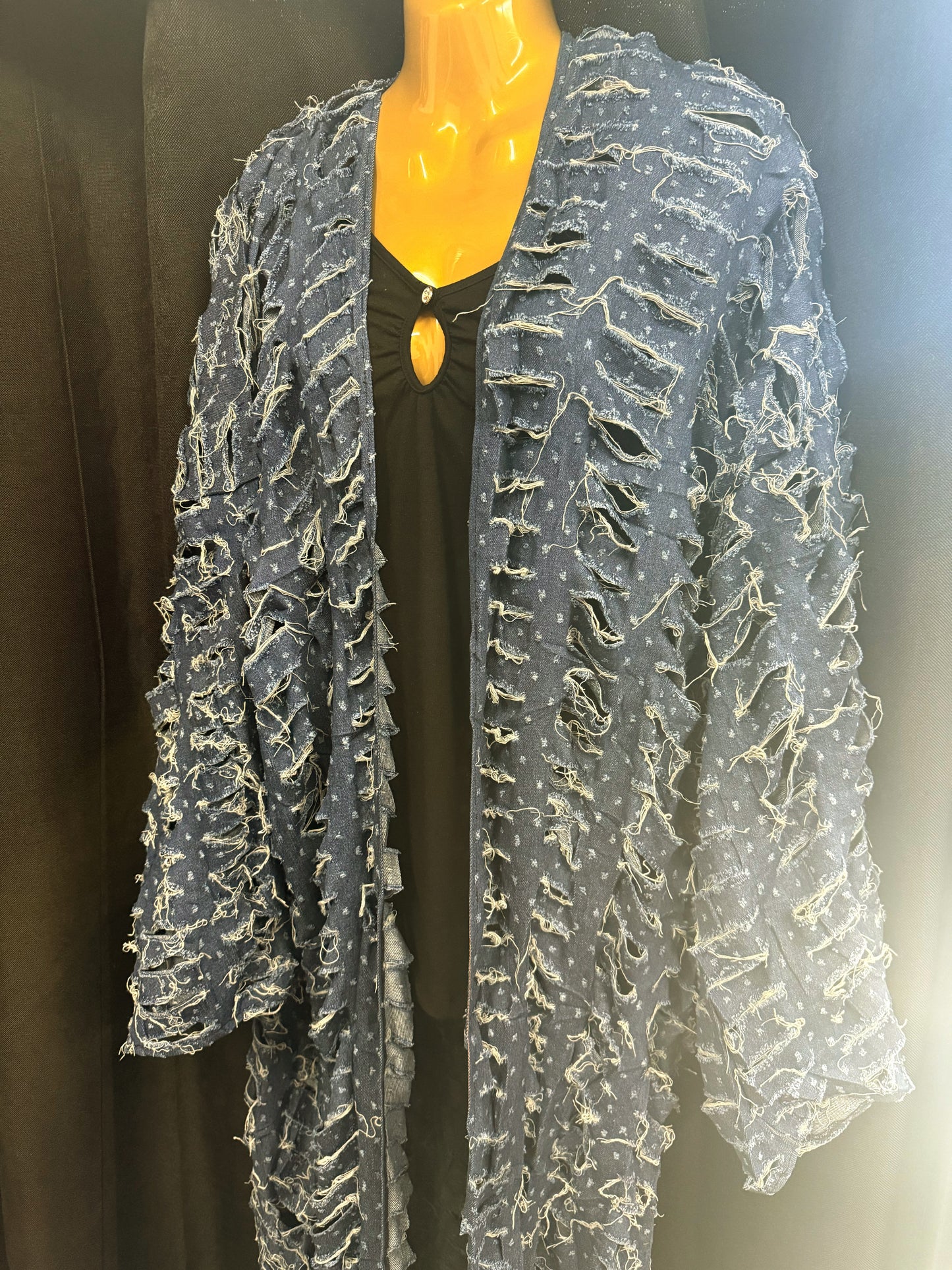 Pre- Order Loose Extreme Distress Cardigan
