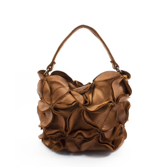 Leather Bloom Handbag