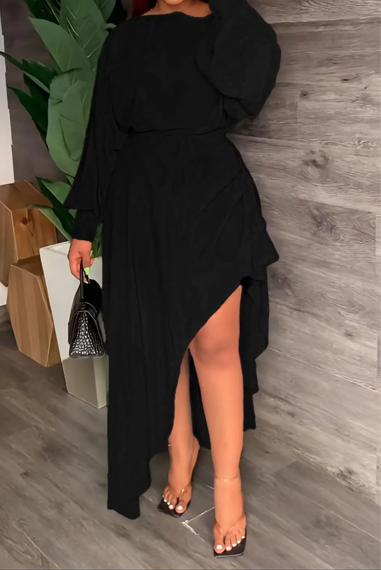 Autumn Asymmetrical Dress
