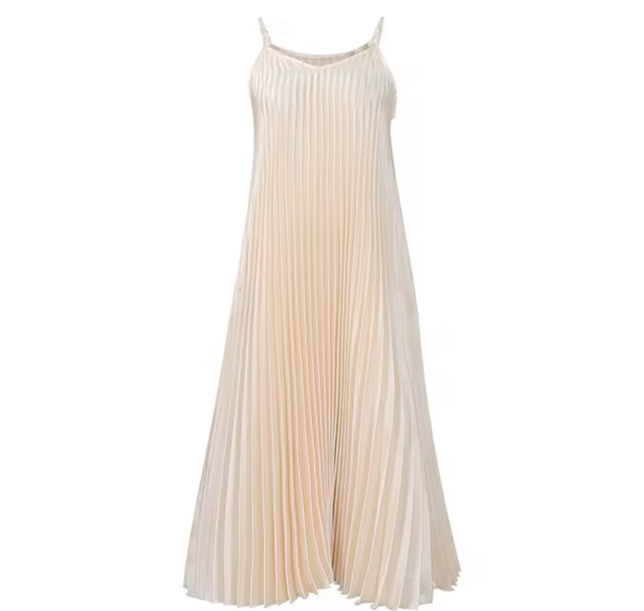Yellow Pleated Dress