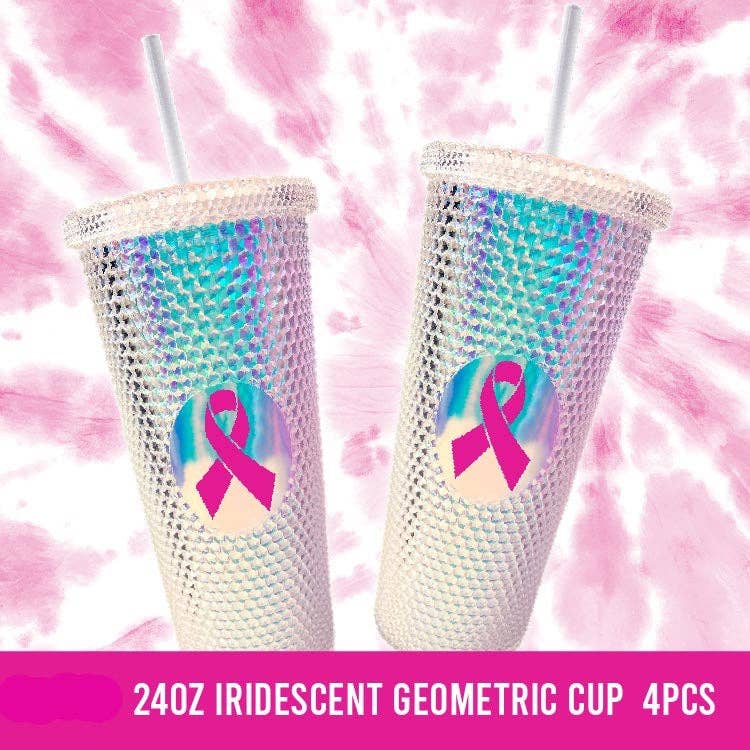 24 oz Tumbler Breast Cancer Awareness