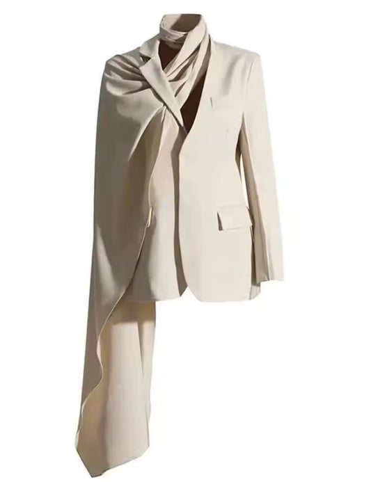 (Pre-Order) Scarf Blazer