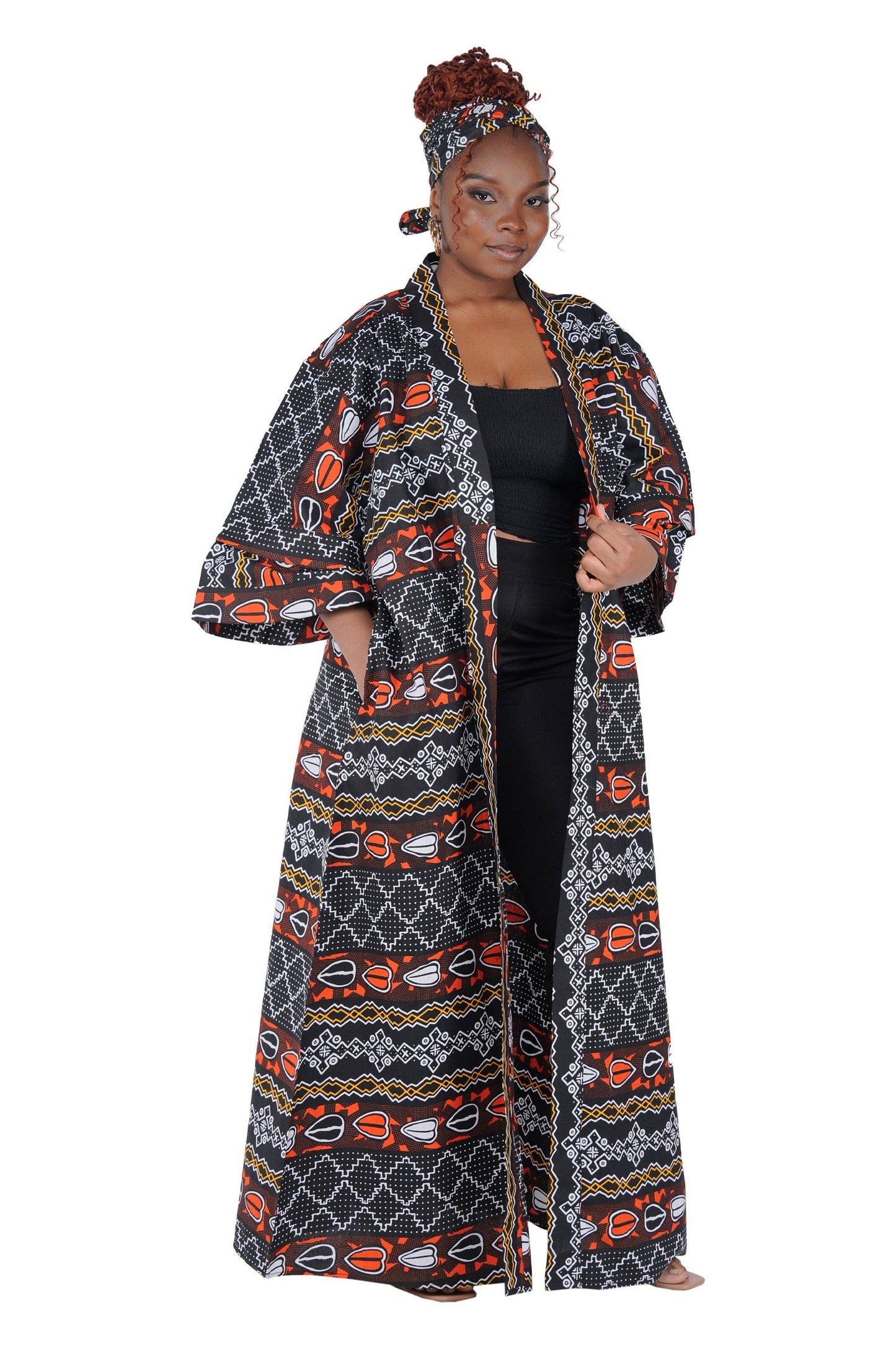 African Long Kimono | Duster