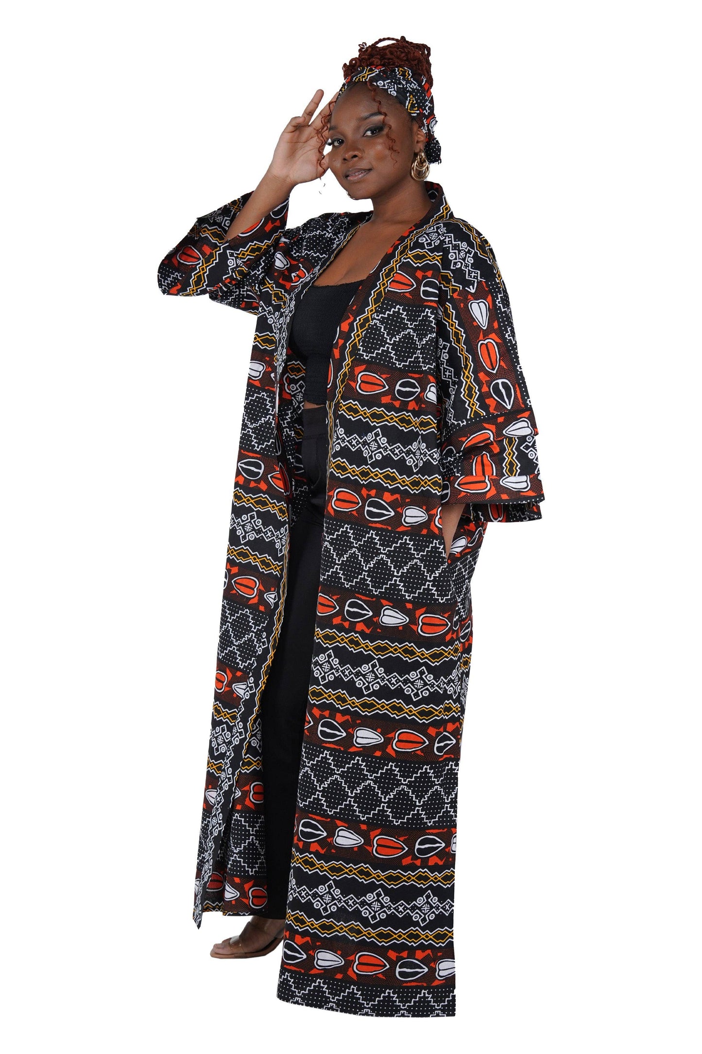 African Long Kimono | Duster
