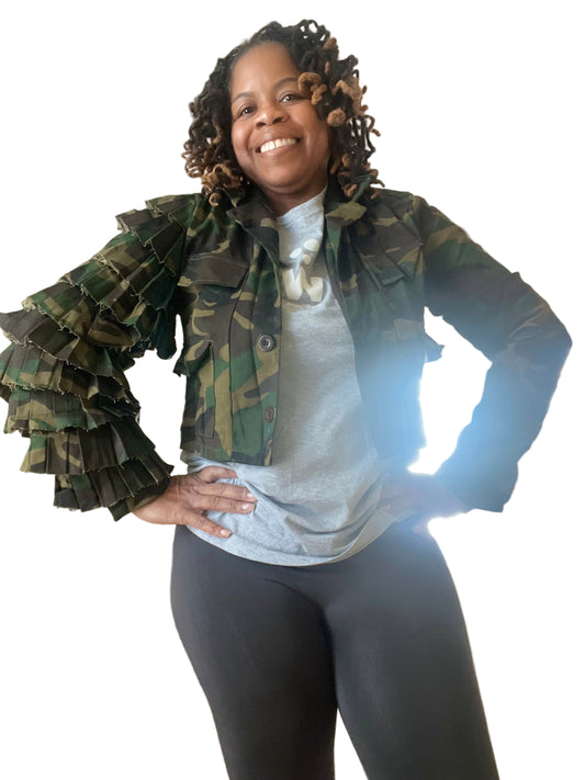 Camo Crop Jacket