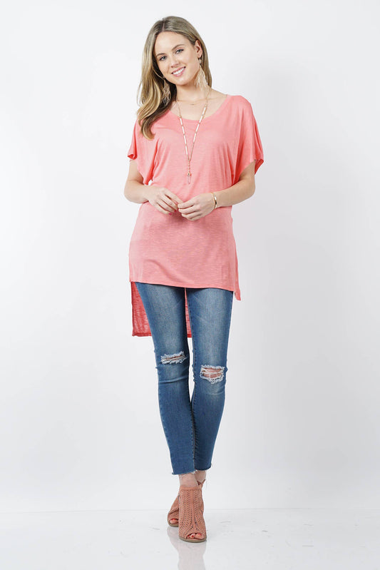 Slit Hi-Low Tunic