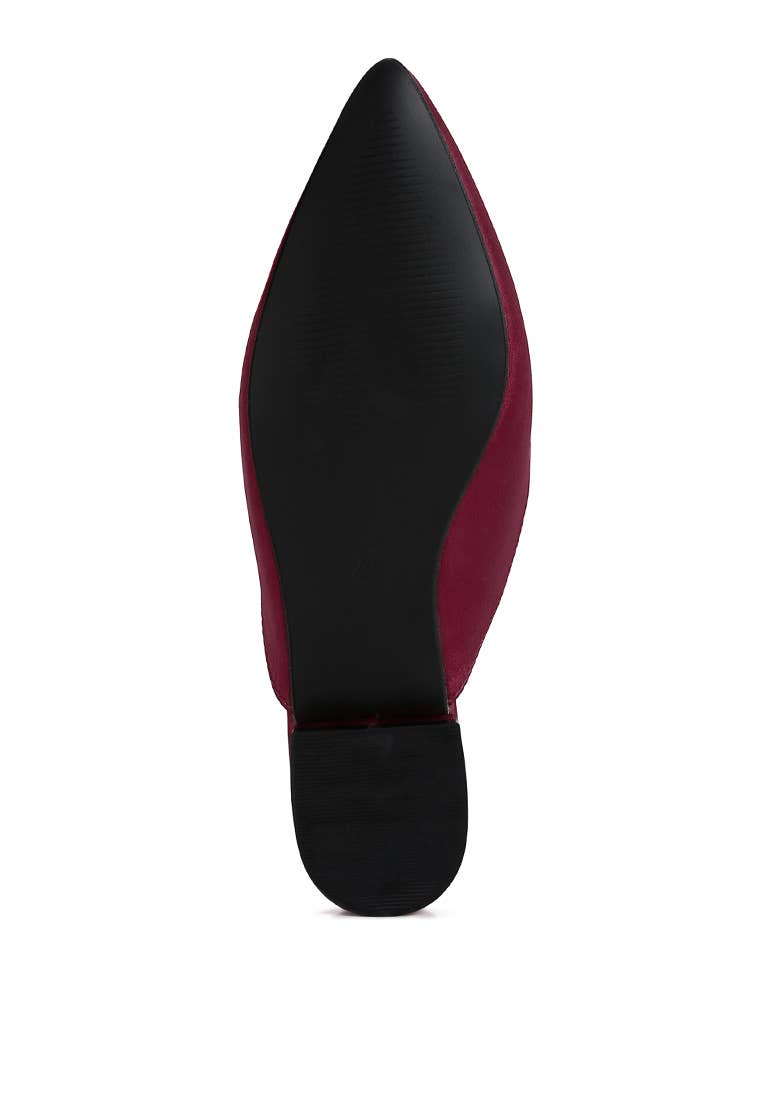 PERRINE Diamante Jewel Satin Mules in Black