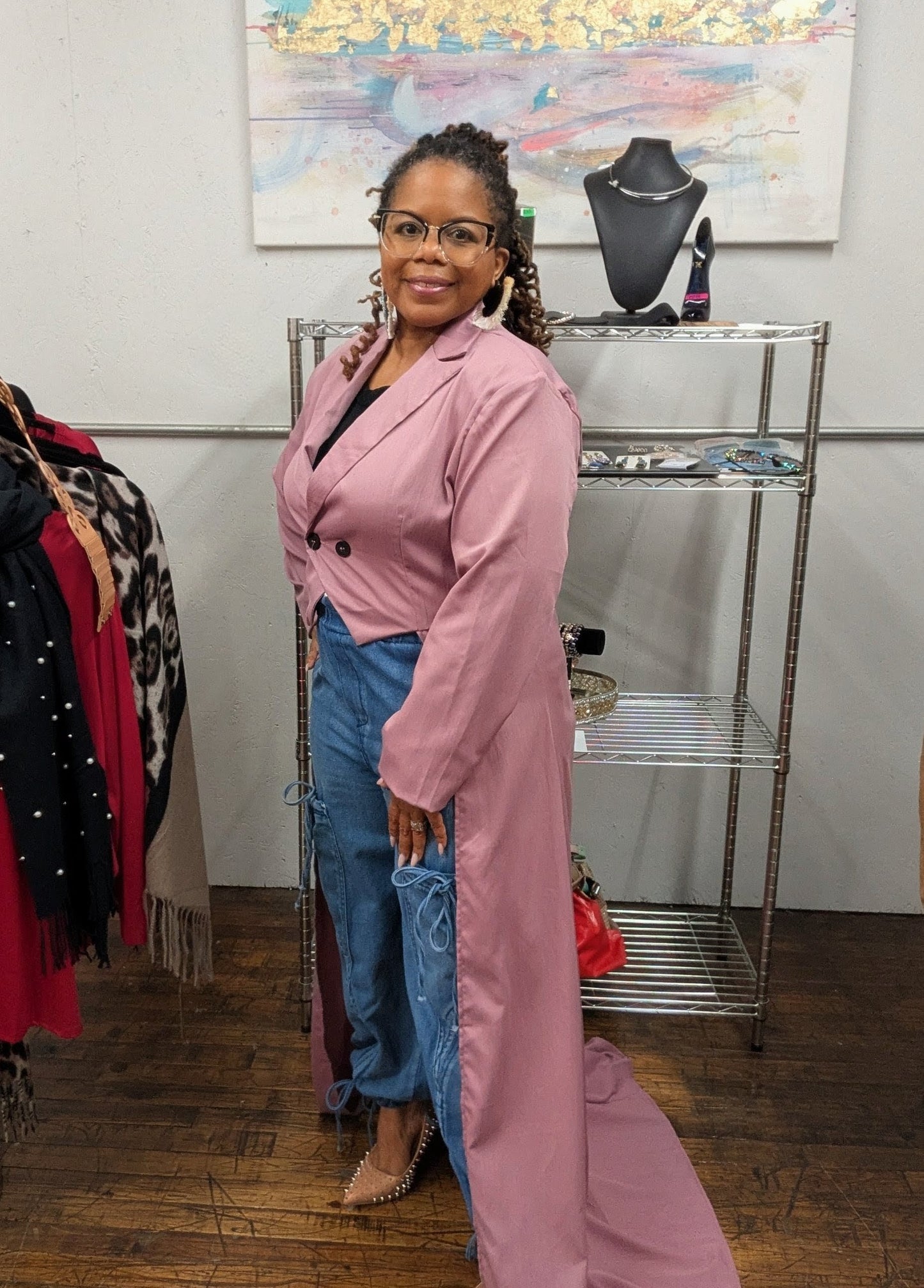 (Pre-Order) Hi/Lo Lapel Blazer