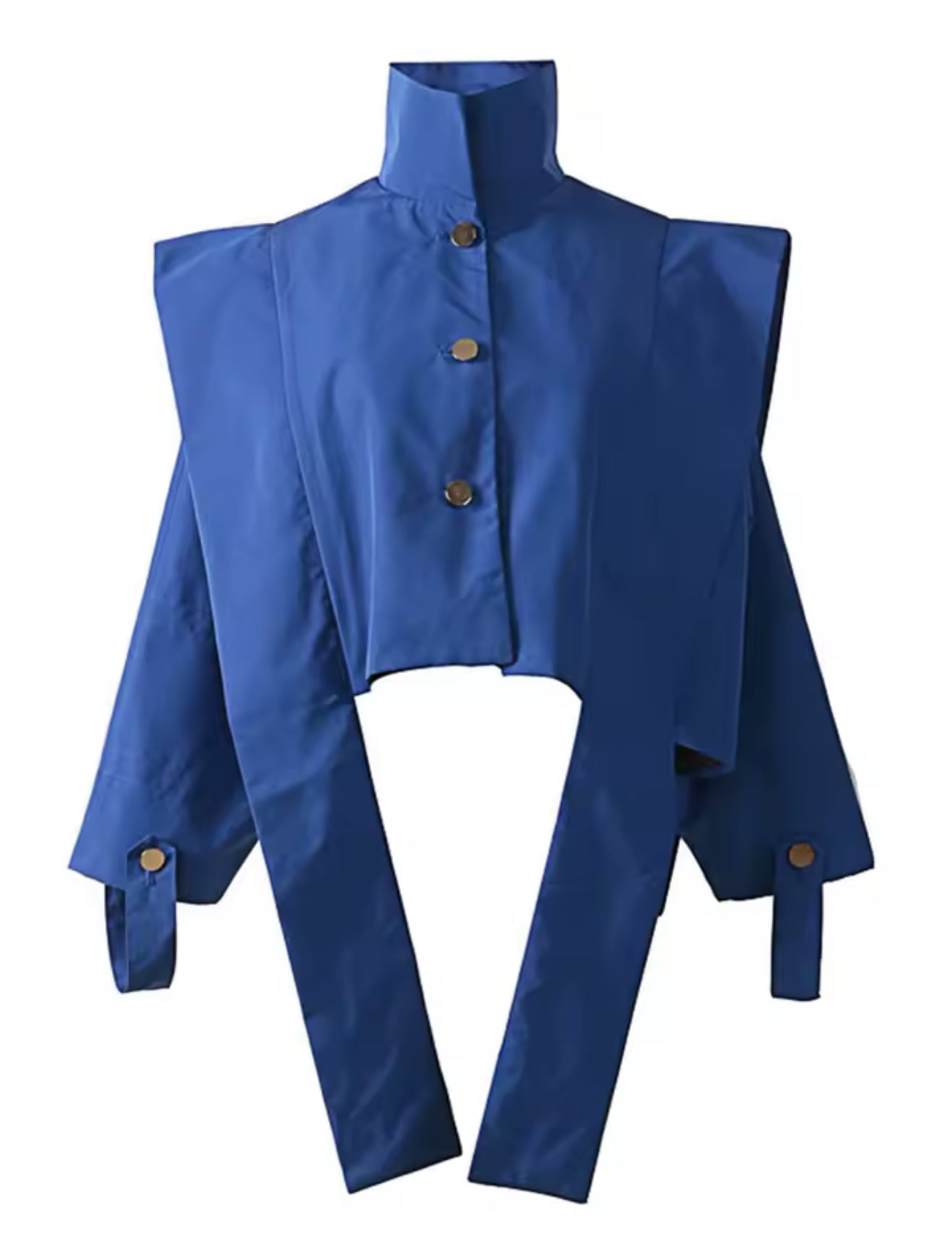 Sapphire Crest Oversized Jacket