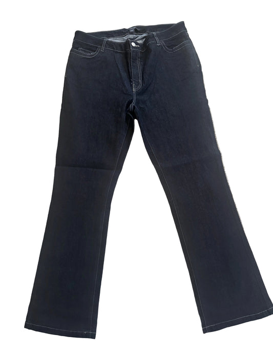 Straight leg Curvy dark jeans