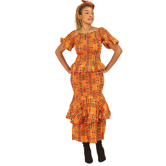 2 Piece Mermaid Skirt Set