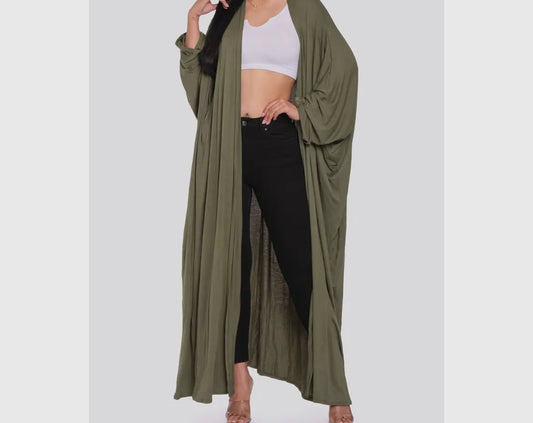 Long Sleeve Maxi Cardigan