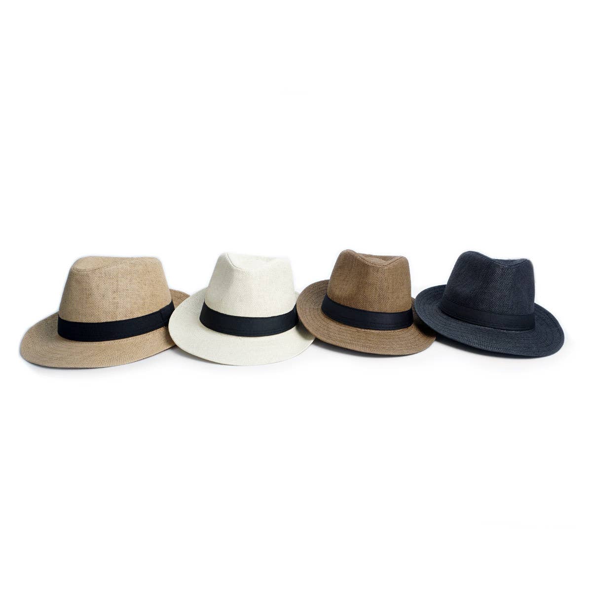 Spring/Summer Beige Wide Brim Fedora Hat